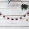 Ornativity Christmas Marshmallow Candy Garland - Rustic Xmas Holiday Wooden Farmhouse Country Wood Beaded Home and Holiday Garland Tree Decorations Boho Strand of Beads Decor 8' 3 (4 Pack)